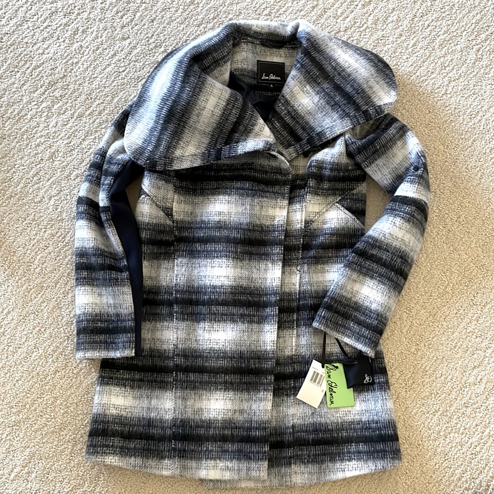 Sam Edelman black & white blazer coat size S